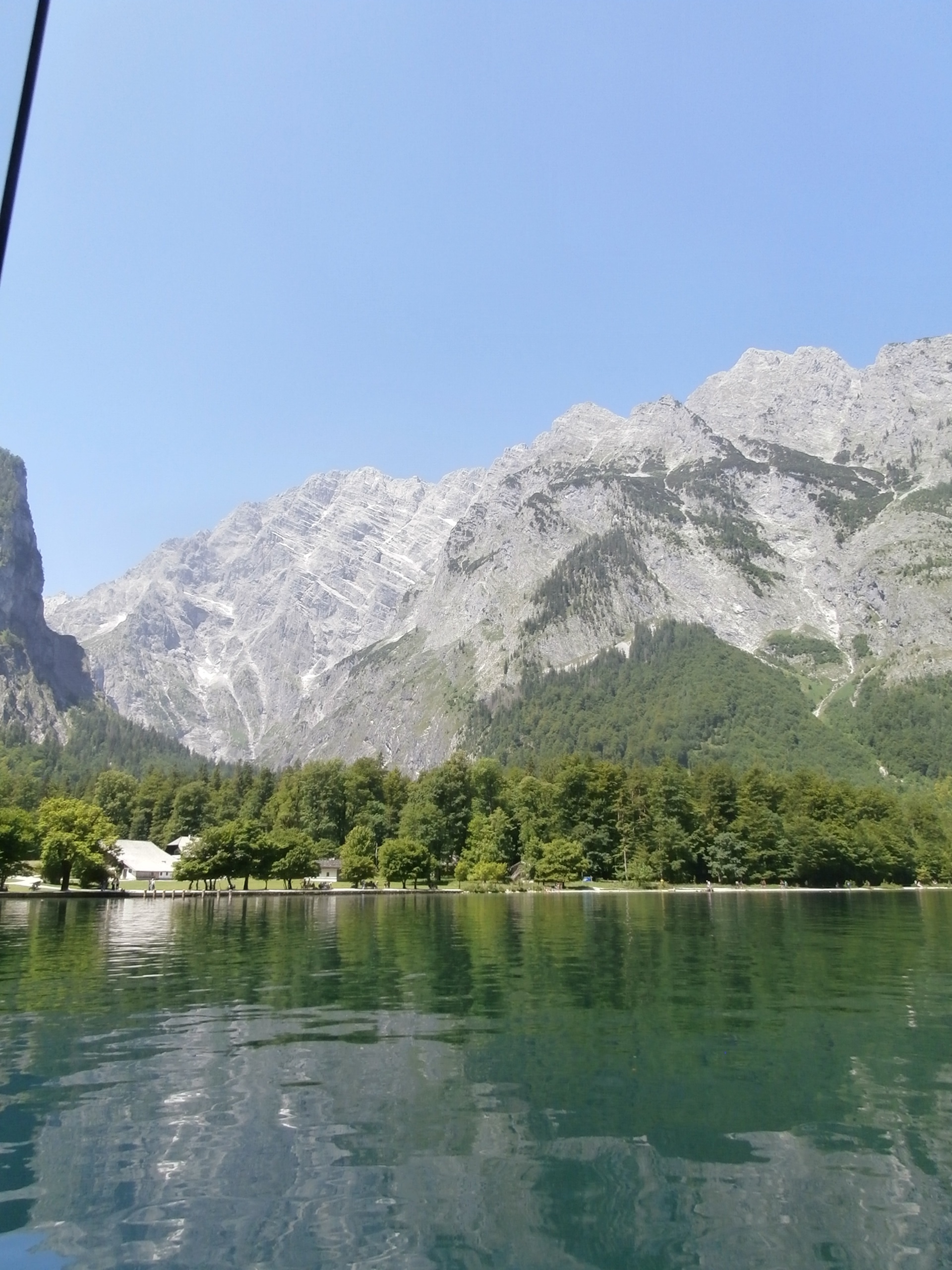 Bild vom Watzmann vom Königssee aus fotographiert