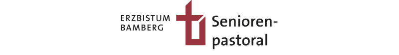 Schriftzug und Logo im Kopf der Homepage des Fachbereichs Seniorenpastoral des Erzbistums Bamberg mit Verlinkung zur Startseite